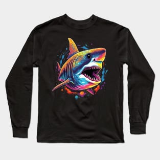 Shark Smiling Long Sleeve T-Shirt